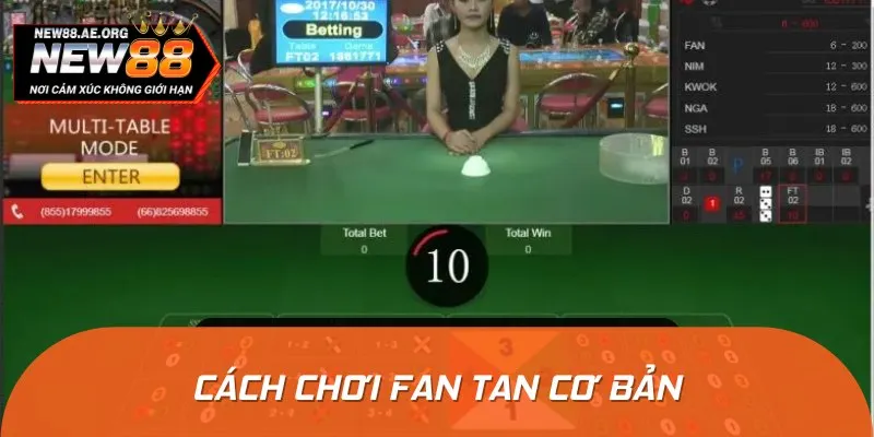 Hướng dẫn cách chơi Fan Tan cơ bản, dễ hiểu đối với bạn mới