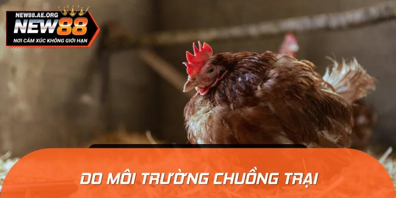 Bên cạnh đó, gà sưng mắt có thể do môi trường sống