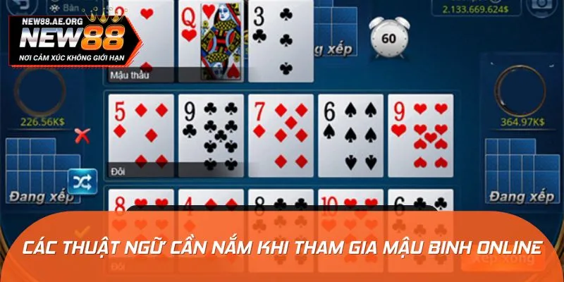 Thuật ngữ cơ bản mà game thủ cần biết trong game Mậu Binh