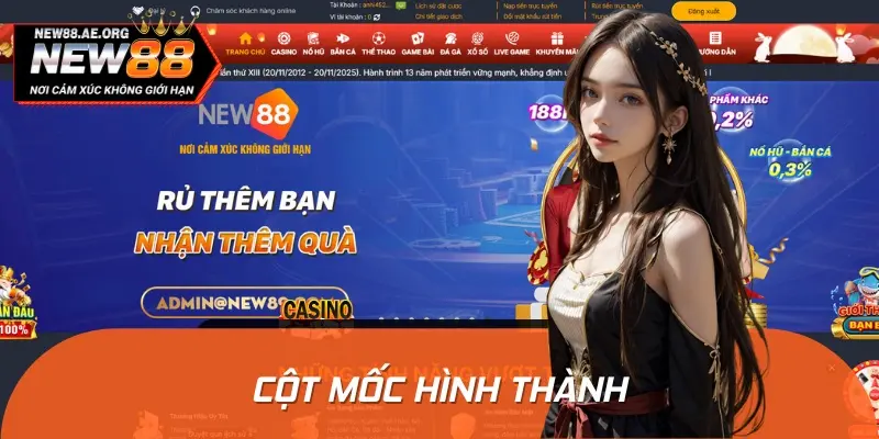 Có mặt tại Việt Nam năm 2010, NEW88 đã đặt nền móng cho sự phát triển