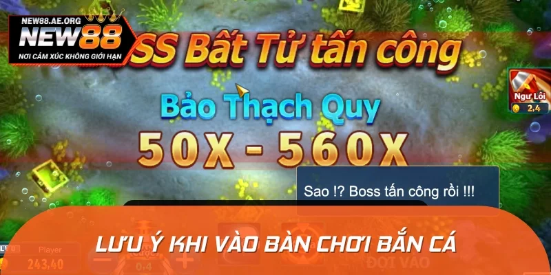 Tổng hợp vài lưu ý khi vào bàn chơi